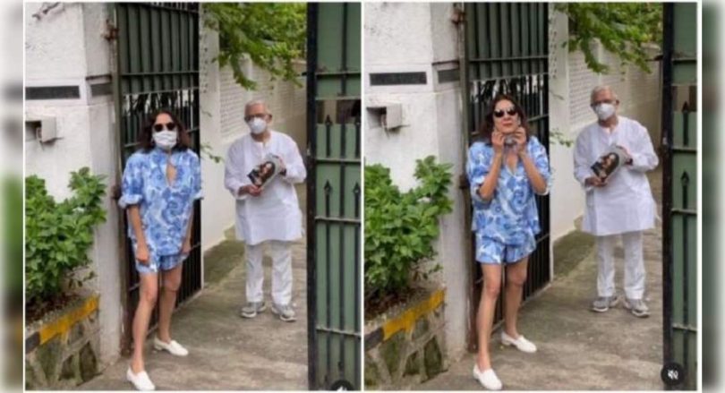 Watch: Neena Gupta visits Gulzar