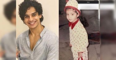 Ishaan shares photos of childhood