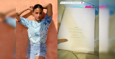 Alia Bhatt Starts Preparation for 'Darlings'