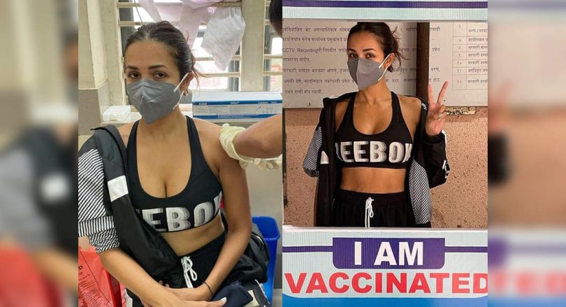 Malaika Arora took her second vaccine shot