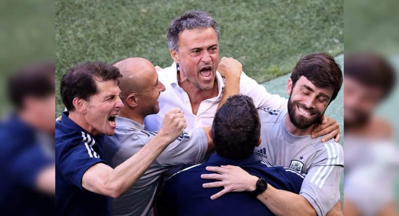 EURO: Spanish coach praised the team's spirit after 'crazy' 5-3 victory over Croatia