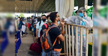 RT-PCR test report before boarding places leaflets in place