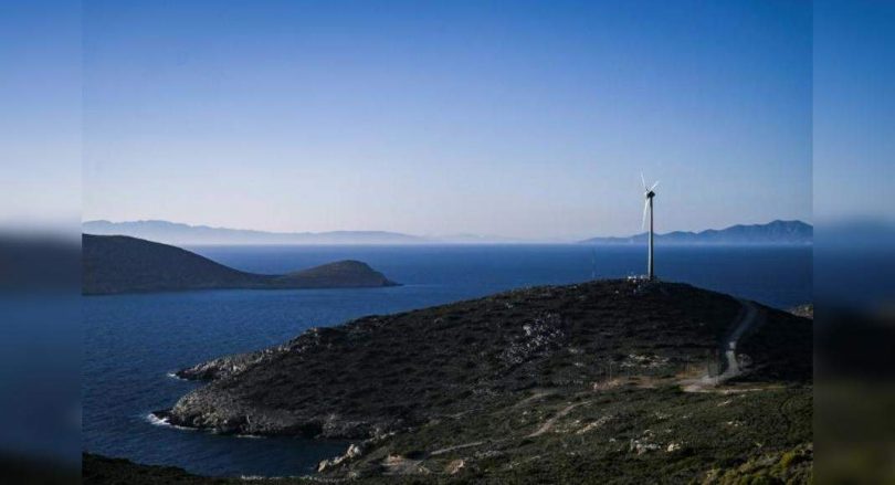Wind and green energy switch Greek Islands