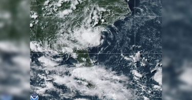 Tropical Storm Danny makes land coastal South Carolina
