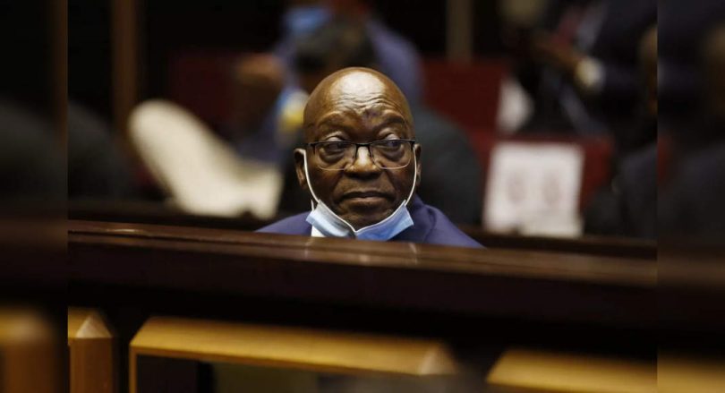 South African court ordered former President Jacob Zuma to be imprisoned for humiliation