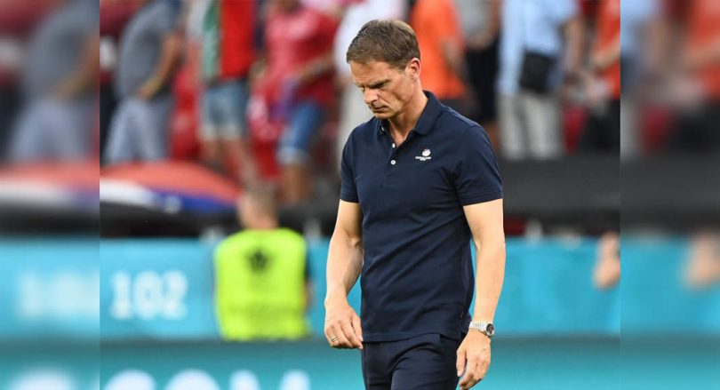 Dutch coach Frank de Boer stopped after Euro 2020 out