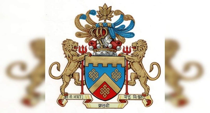 Indian symbols adorn the UK arm