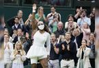Serena who cried retired from Wimbledon after the first round injury
