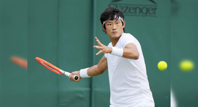 Zhang's historical maker fell at Wimbledon, the first hurdle in the film Thriller five sets