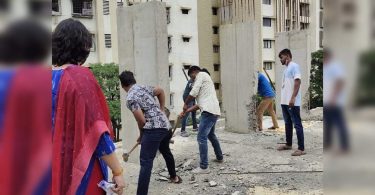 Thane: For the third day in a row, TMC acts against illegal construction