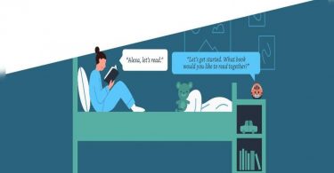 Amazon Alexa can now help children read, like this