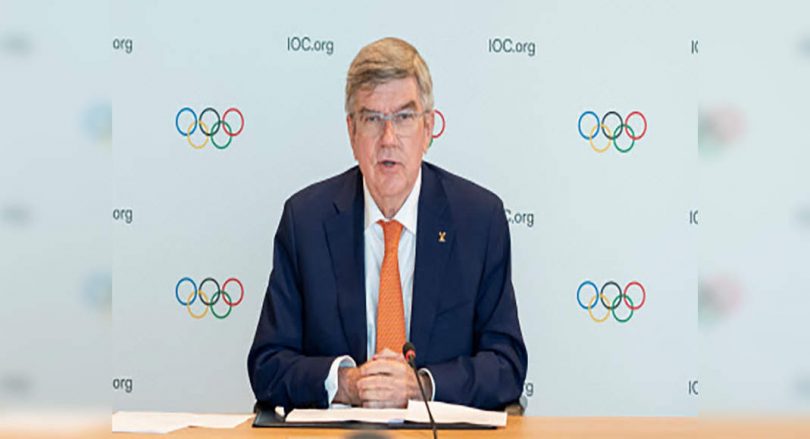 Chairman IOC Bach arrived in Tokyo on July 8 before the match