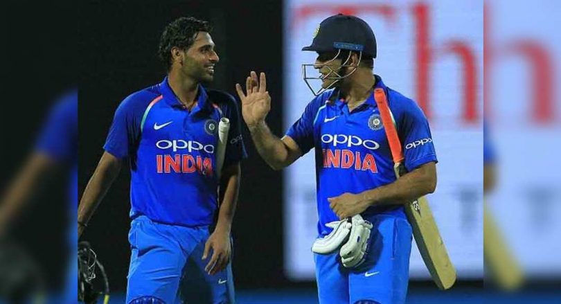 Dhoni always gives guidance to young people: bhuvneshwar kumar