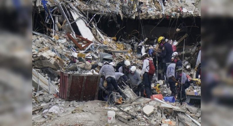 Four bodies found in condominium debris; At least 16 dead