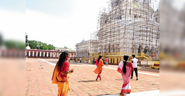 Dakshineswar reopens with Covid-safety protocols