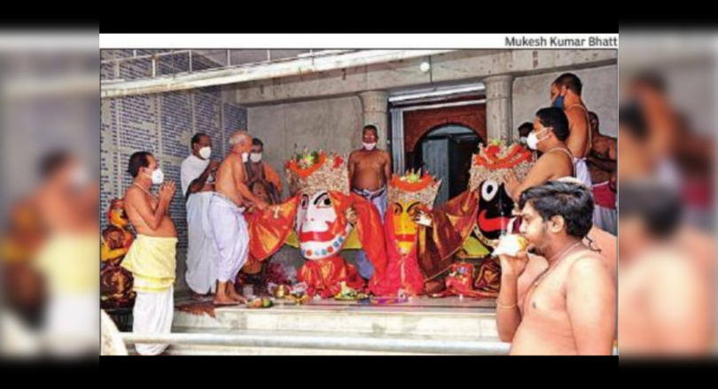 Jharkhand: Steel City temples observe shahi snan, Rath Yatra likely to be low-key affair