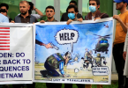 Afghans who worked as interpreters for US troops hold rally