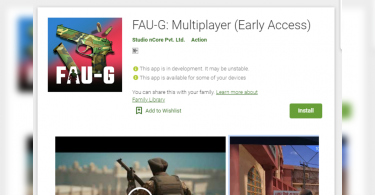 Fau-G Deathmatch Fashion Team Early Access Now: Details Download, Features and Others