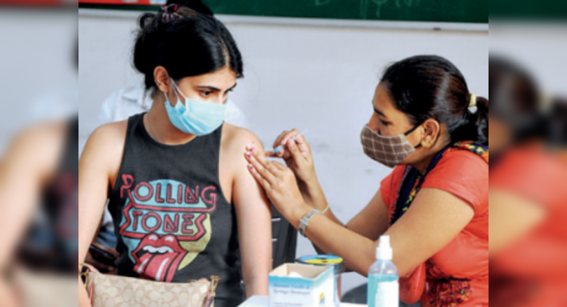 Drive Vaccination is done for teachers in Balanagar