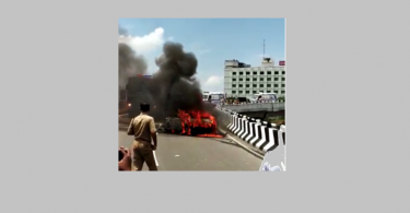 Man died when the car caught fire in Chennai