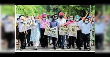 Punjab doctor broke down at a government hospital today