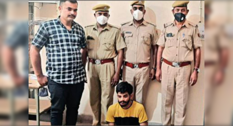 The desired Jaipur thief asked as a journalist held