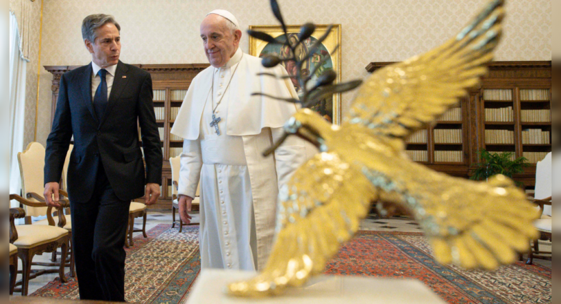 Pope Voices 'Honey' for Americans when he met Blinken