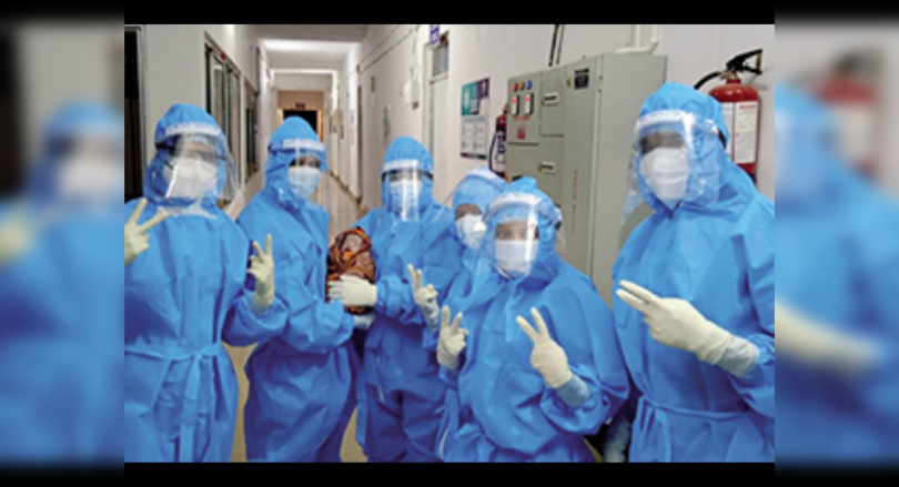 190 Positive Covid women gave a healthy baby at Covid MKCG Hospital since last year