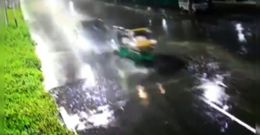 1 Dead as a car that quickly became a car, 3 held