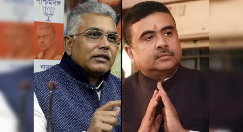 The name BJP Dilip Ghosh, Suvendu Adhikari as 'lieutenant' to take cm