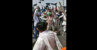 Fight between BJP Workers, Agricultural Law Protesters in Ghazipur