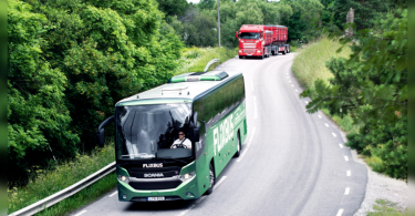 Scania launched a distance biogas-powered bus
