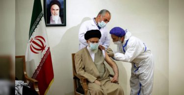 Iranian leader gets 1st dose of domestic Covid vaccine