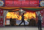 Myanmar torches over half-billion dollar drugs stash
