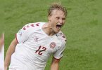 Dolberg double powers Danes past Wales into Euro quarters