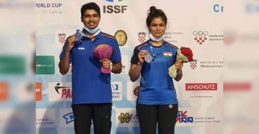 ISSF WC: Manu, Saurabh settle for silver in 10m air pistol mixed team event