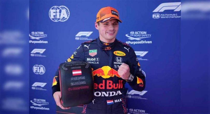 Red Bull's Verstappen takes pole position for Styrian GP
