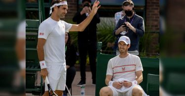 Returning Andy Murray savours practice with Roger Federer at Wimbledon