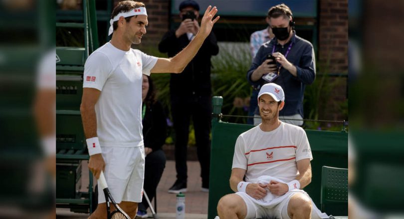Returning Andy Murray savours practice with Roger Federer at Wimbledon
