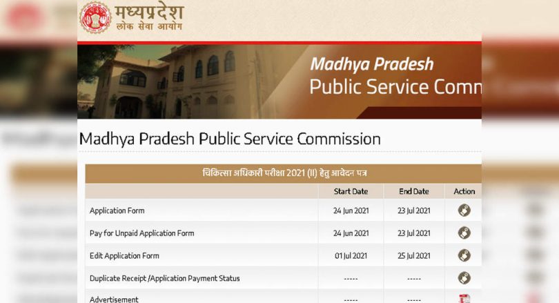 MPPSC MO recruitment 2021: Apply online for 576 Medical Officer posts