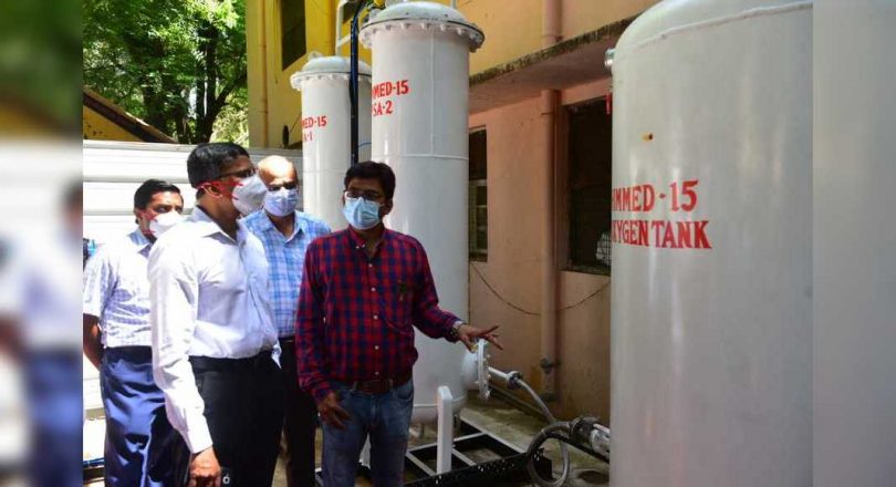 Oxygen plant installed at Madurai Railway Hospital