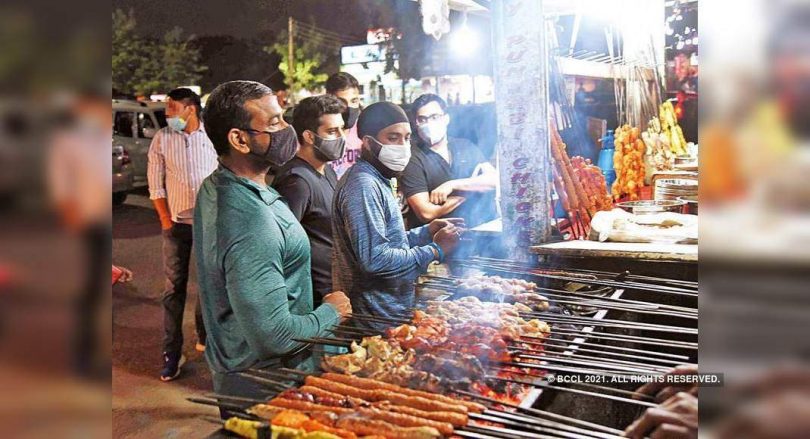 Gurgaon’s Sector 56 street food market limping back to normalcy after lockdown