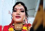 Student takes online exam in bridal finery in Gujarat