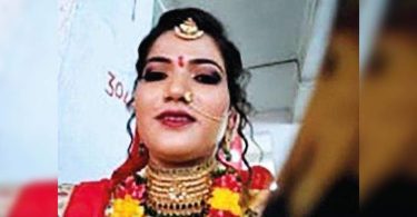 Student takes online exam in bridal finery in Gujarat