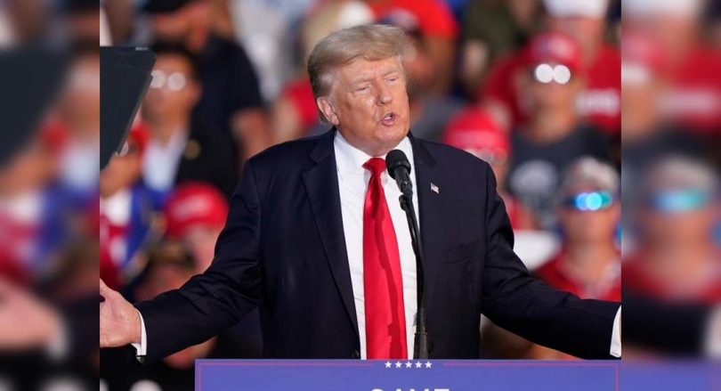 Trump airs old election grievances at campaign-style rally