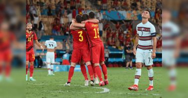 Euro: Hazard rocket fires Belgium past holders Portugal and into last eight
