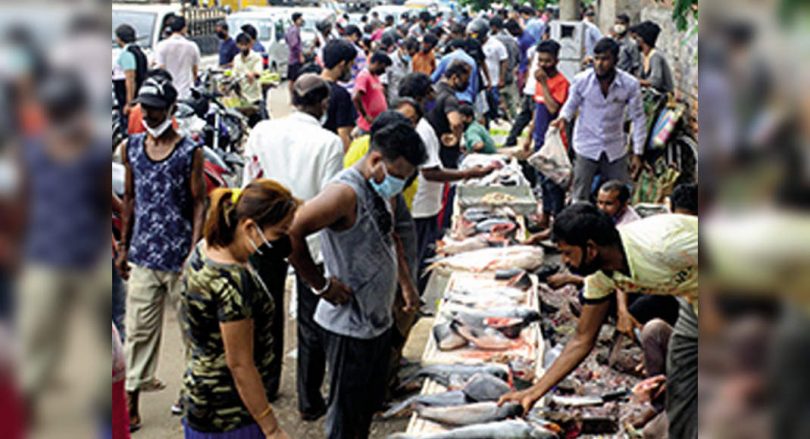 Market rush puts safety norms to test on eve of lockdown in 3 Assam districts