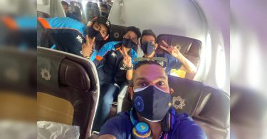 The Indian team arrived in Colombo for a series of excess limits on Sri Lanka