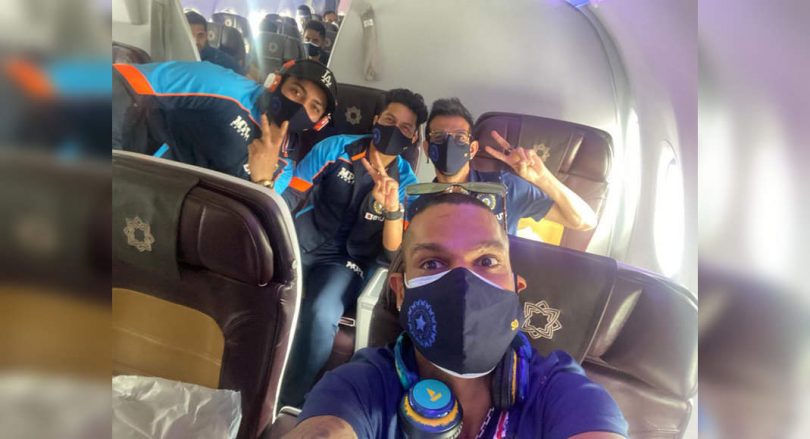 The Indian team arrived in Colombo for a series of excess limits on Sri Lanka