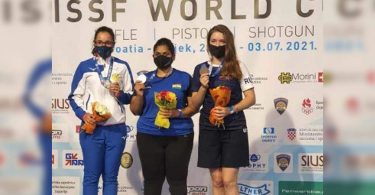 Sensational Rahi Sarnakan won gold when shooting the World Cup